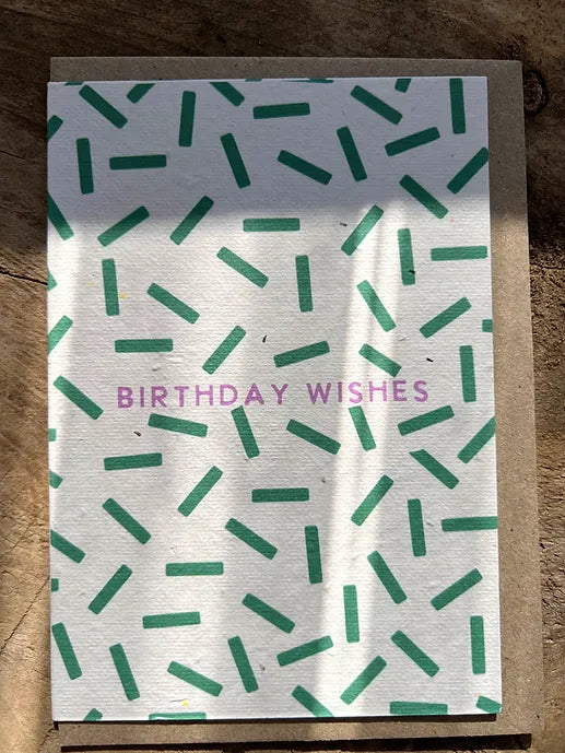 Birthday Wishes Plantable Card